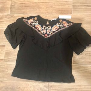 Vici Embroidered top